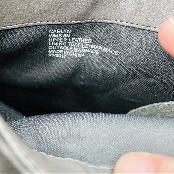 Size 8 | NWT Kenneth Cole Gray Sequin Heeled Boot - Picture 7 of 13